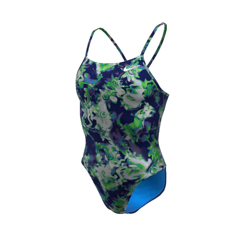 Nike Swim Women's Hydrastrong Multi Print Cutout One Piece