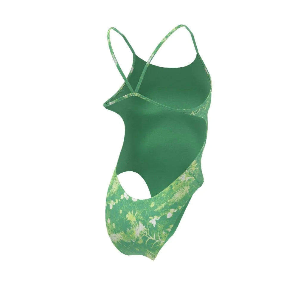 Nike Swim Women's Hydrastrong Multi Print Cutout One Piece