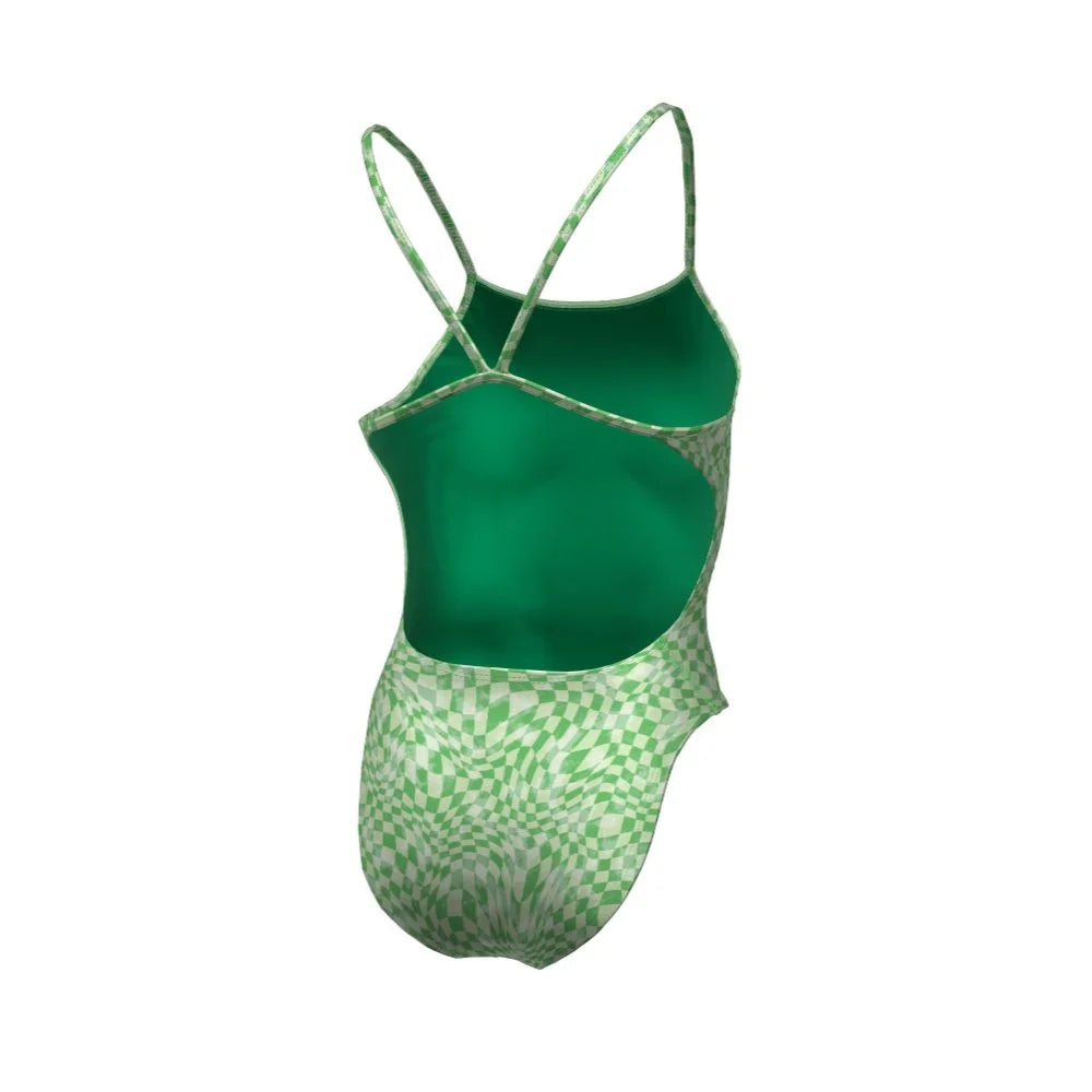 Nike Swim Women's Hydrastrong Multi Print Cutout One Piece
