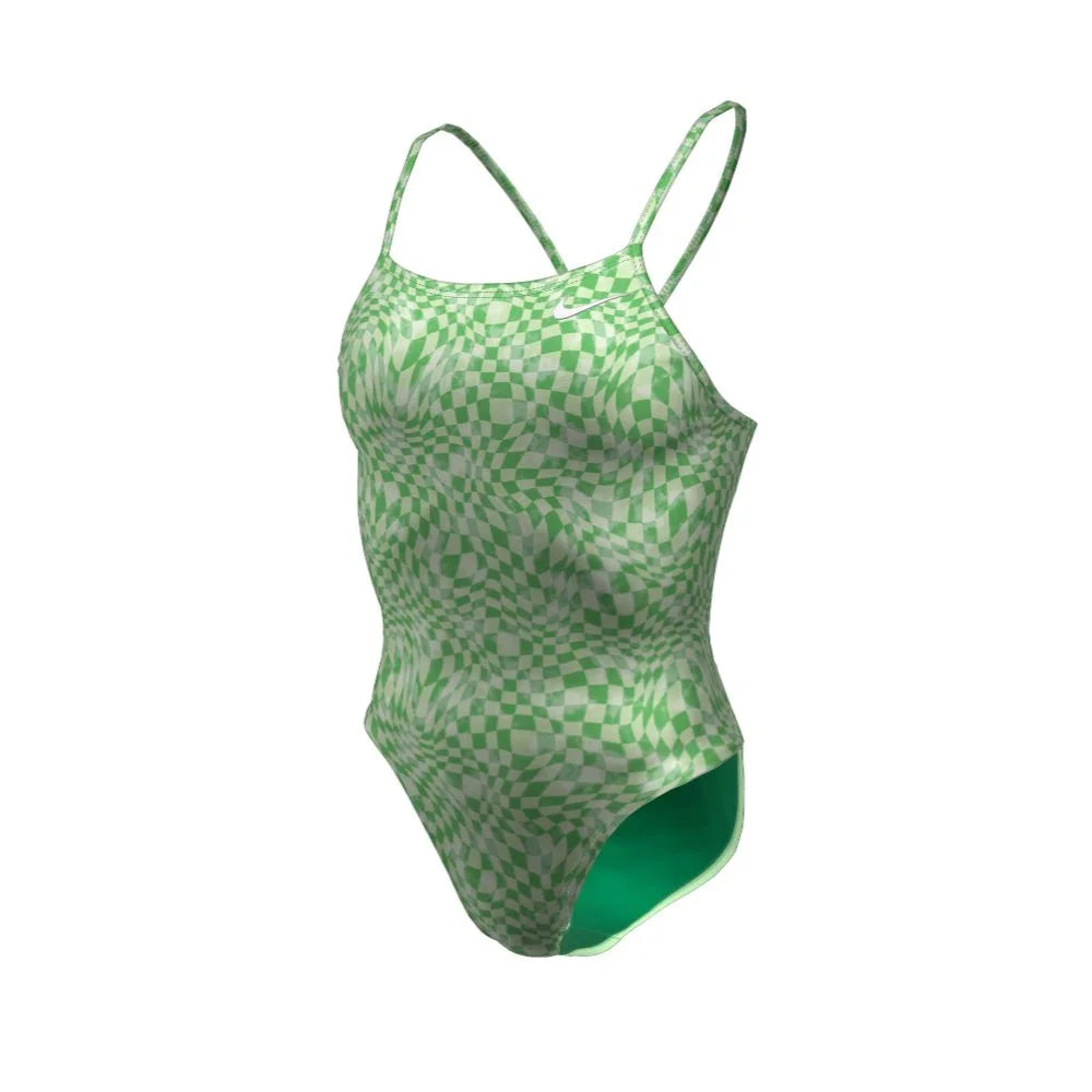 Nike Swim Women's Hydrastrong Multi Print Cutout One Piece