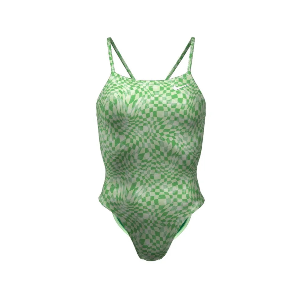 Nike Swim Women's Hydrastrong Multi Print Cutout One Piece