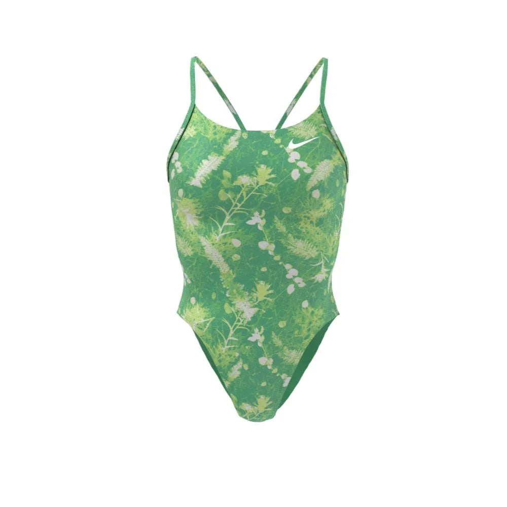 Nike Swim Women's Hydrastrong Multi Print Cutout One Piece