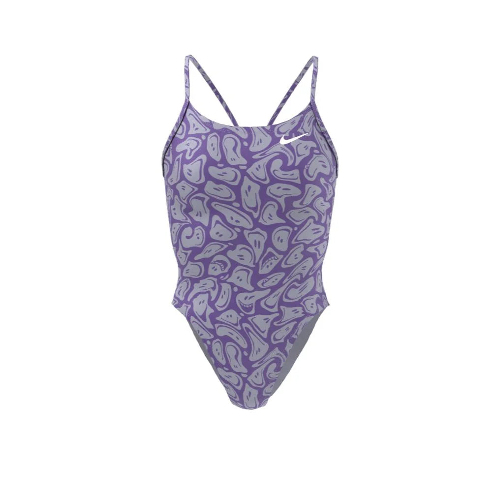 Nike Swim Women's Hydrastrong Multi Print Cutout One Piece