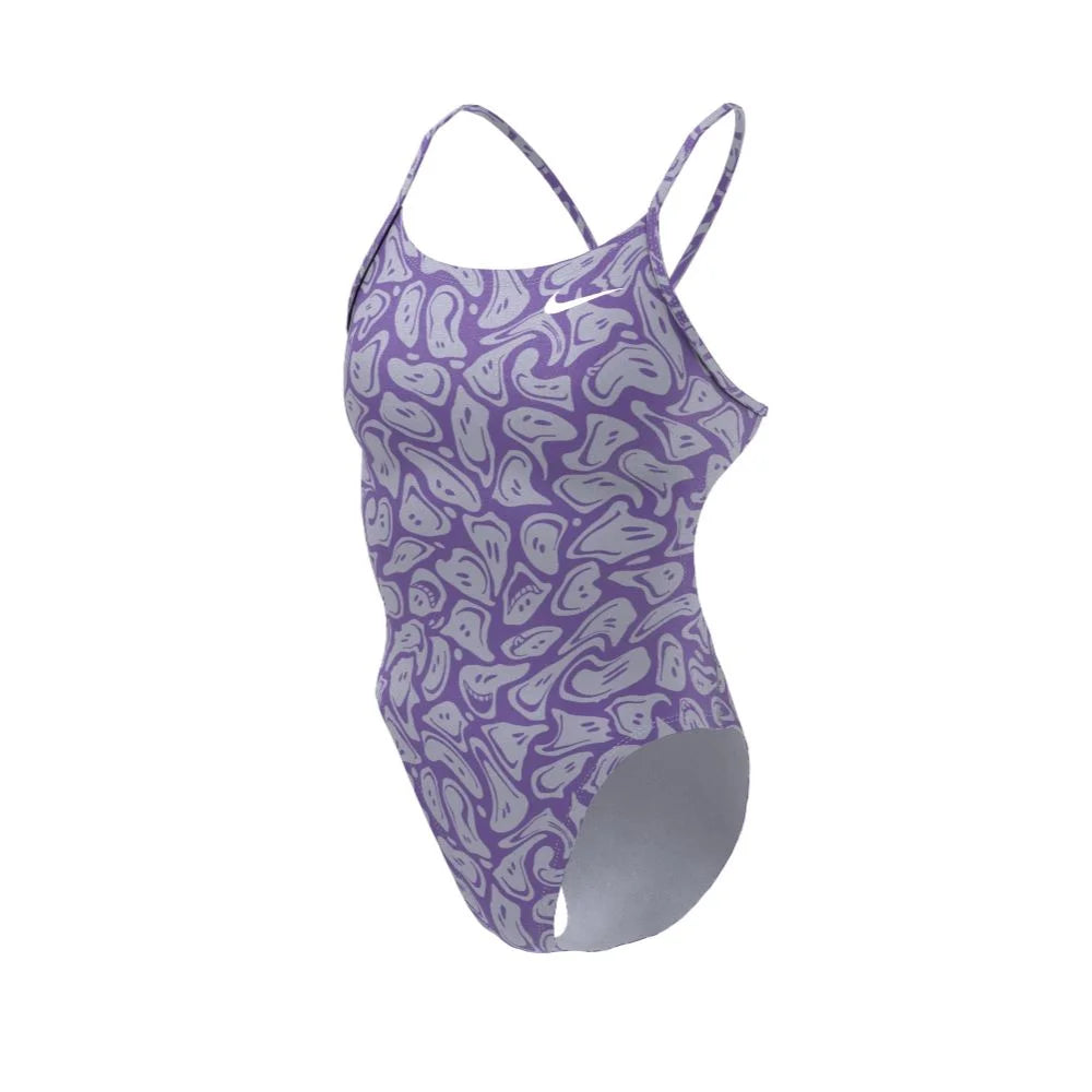Nike Swim Women's Hydrastrong Multi Print Cutout One Piece
