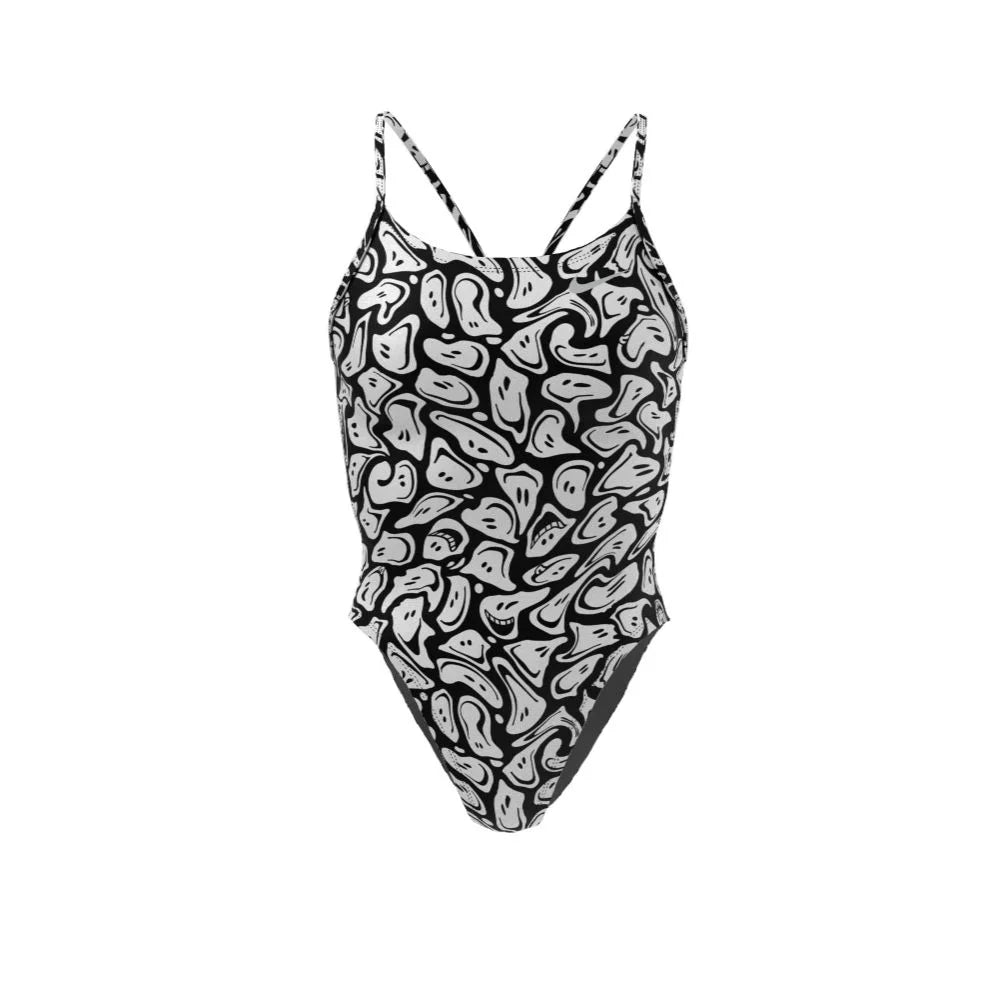 Nike Swim Women's Hydrastrong Multi Print Cutout One Piece
