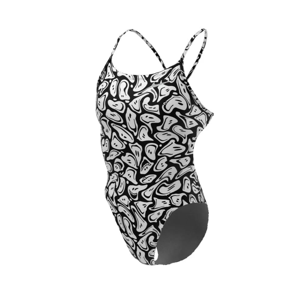 Nike Swim Women's Hydrastrong Multi Print Cutout One Piece