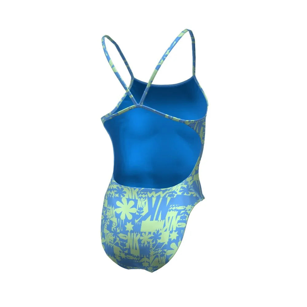 Nike Swim Women's Hydrastrong Multi Print Cutout One Piece