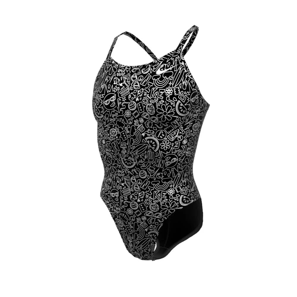 Nike Swim Women's Hydrastrong Multi Print Racerback One Piece