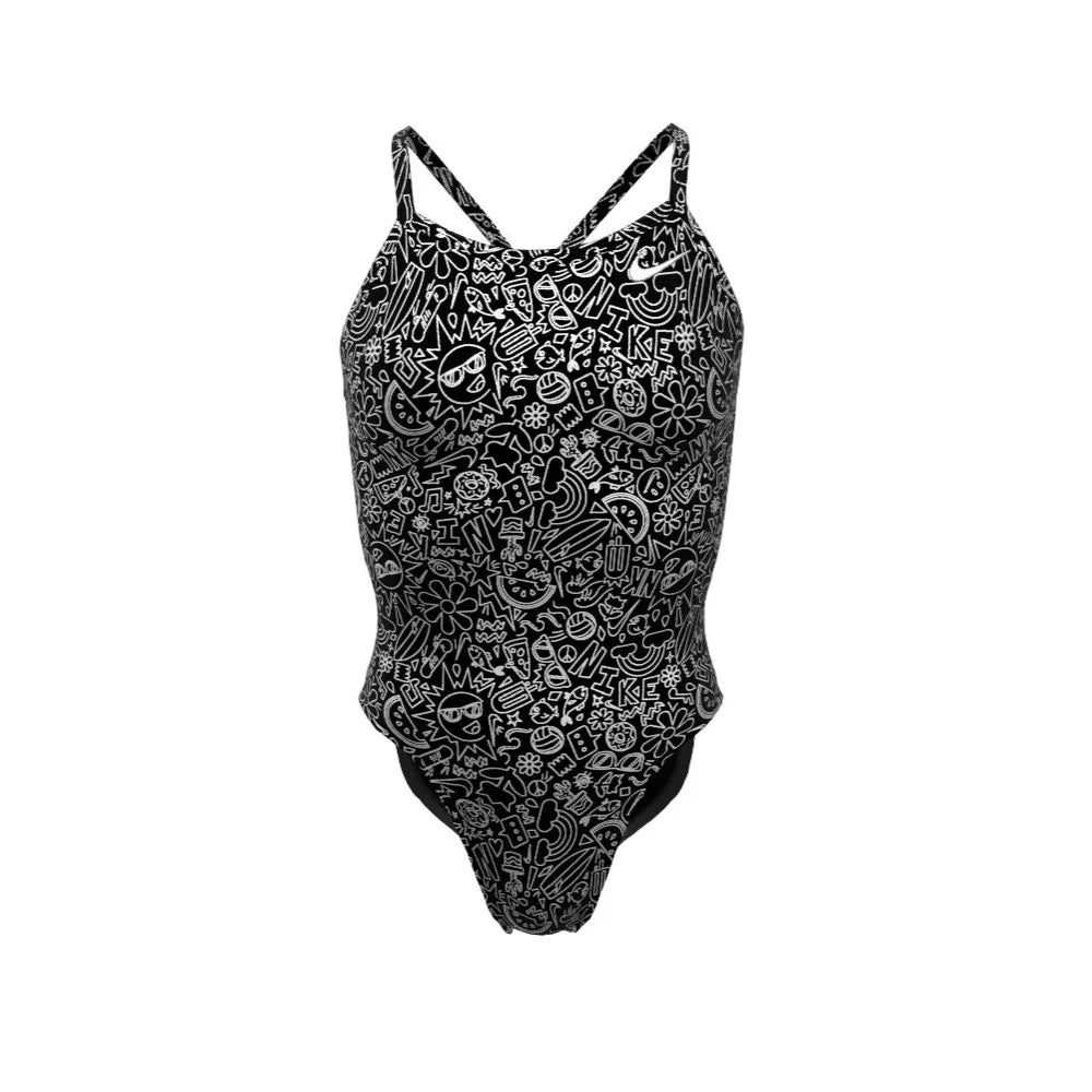 Nike Swim Women's Hydrastrong Multi Print Racerback One Piece