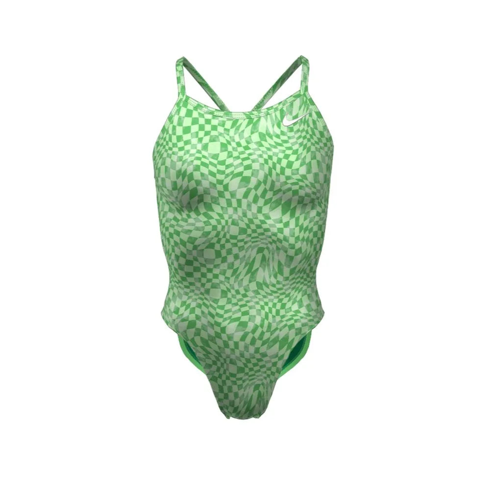 Nike Swim Women's Hydrastrong Multi Print Racerback One Piece