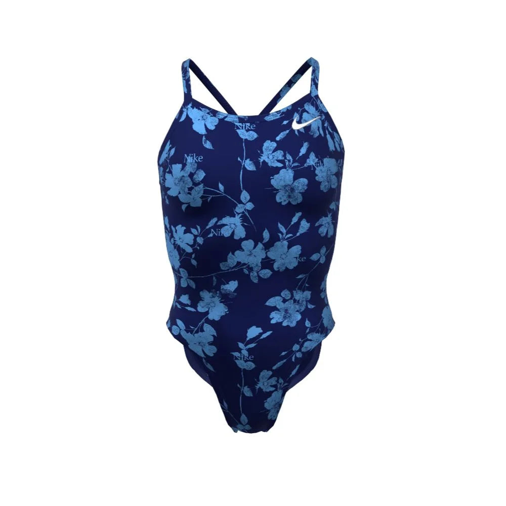 Nike Swim Women's Hydrastrong Multi Print Racerback One Piece