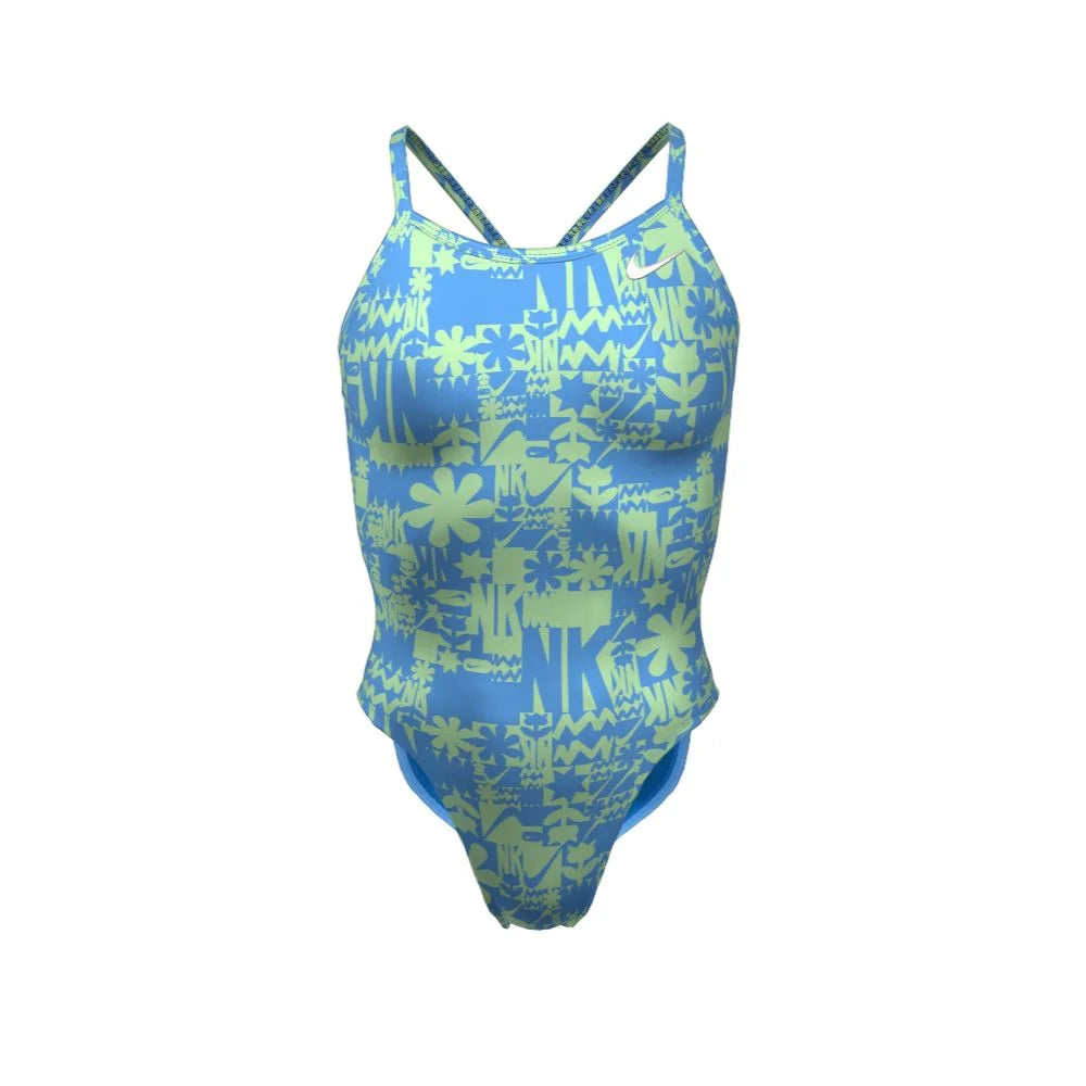 Nike Swim Women's Hydrastrong Multi Print Racerback One Piece