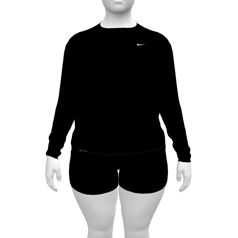 Nike Swim Women's Hydroguard Dri-FIT UV Long Sleeve Top (Plus Size)