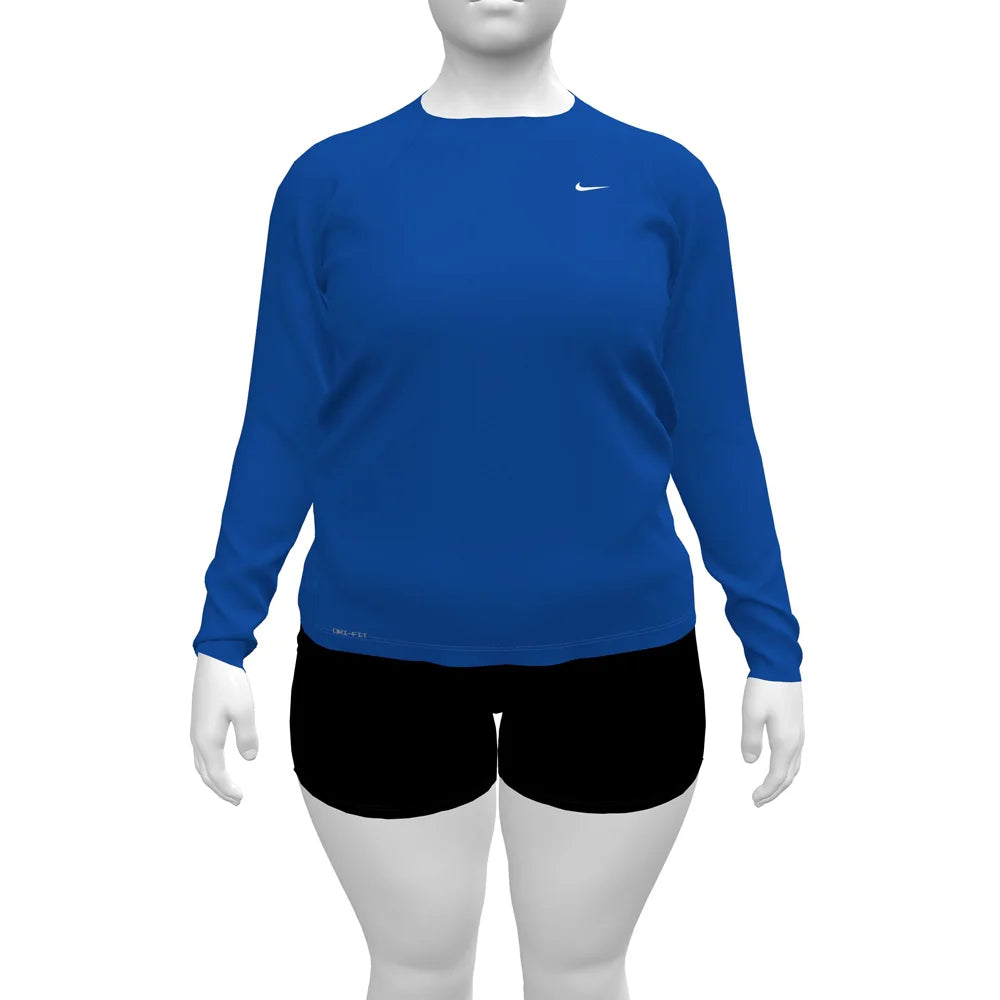 Nike Swim Women's Hydroguard Dri-FIT UV Long Sleeve Top (Plus Size)