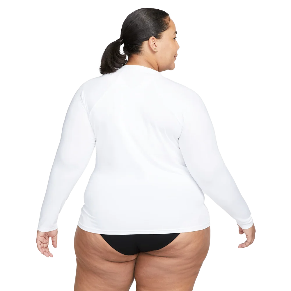 Nike Swim Women's Hydroguard Dri-FIT UV Long Sleeve Top (Plus Size)