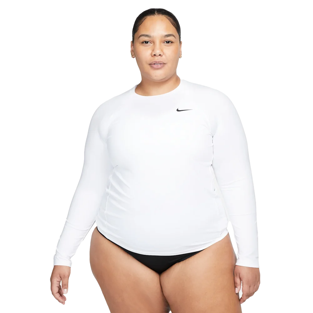 Nike Swim Women's Hydroguard Dri-FIT UV Long Sleeve Top (Plus Size)