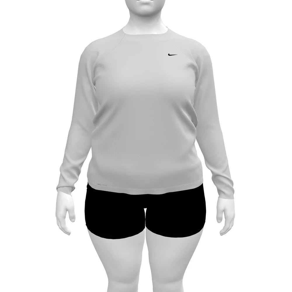 Nike Swim Women's Hydroguard Dri-FIT UV Long Sleeve Top (Plus Size)