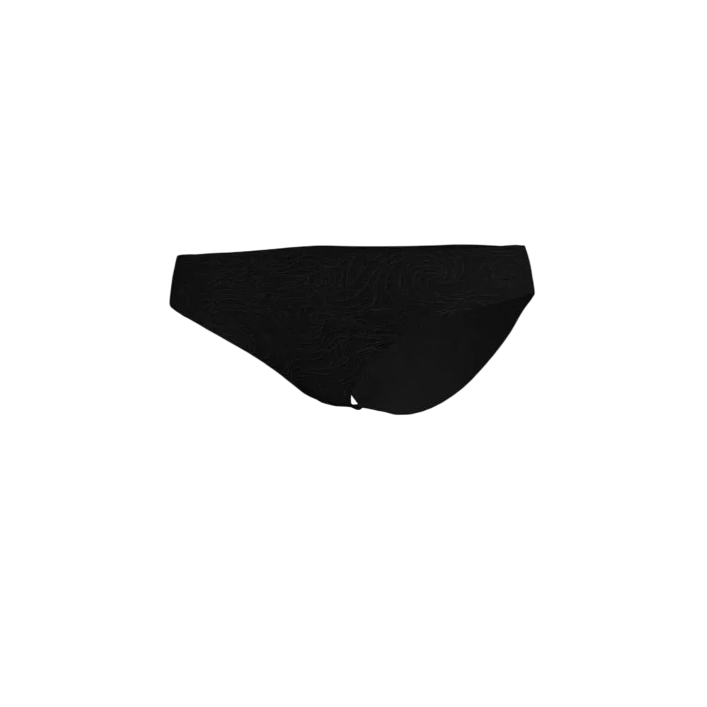 Nike Swim Women's Jacquard Texture Hipster Bikini Bottom Black