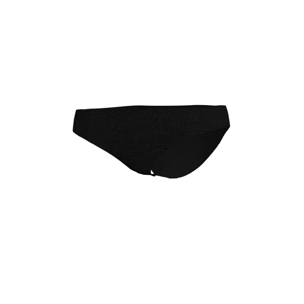 Nike Swim Women's Jacquard Texture Hipster Bikini Bottom Black