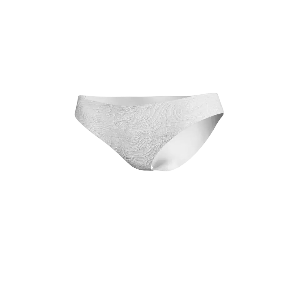 Nike Swim Women's Jacquard Texture Hipster Bikini Bottom White