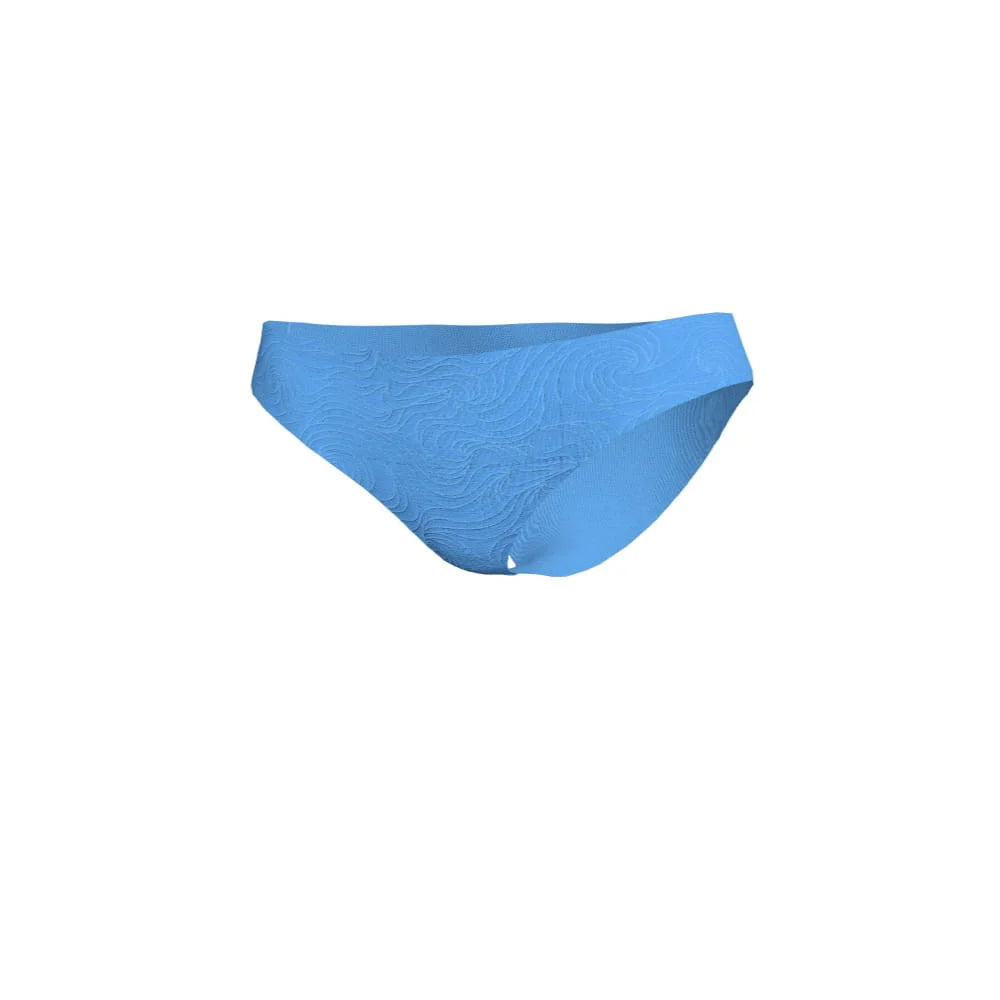 Nike Swim Women's Jacquard Texture Hipster Bikini Bottom blue