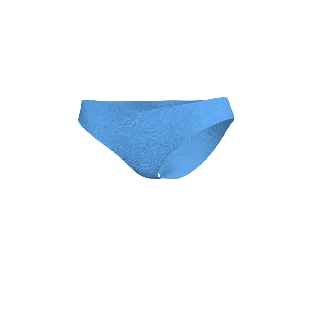 Nike Swim Women's Jacquard Texture Hipster Bikini Bottom blue