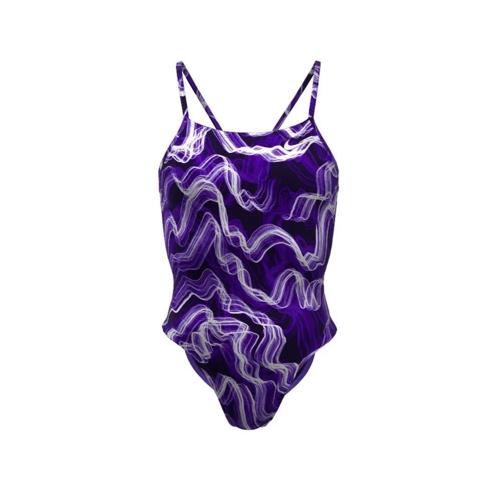 Nike Swim Women's Lightning Cutout One Piece