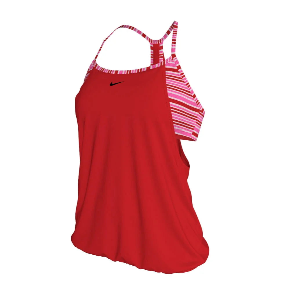 Nike Swim Women's Stripe Layered Tankini