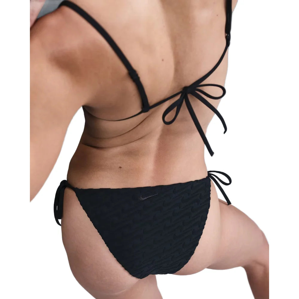Nike Swim Women's Terry Texture Tie String Bikini Bottom