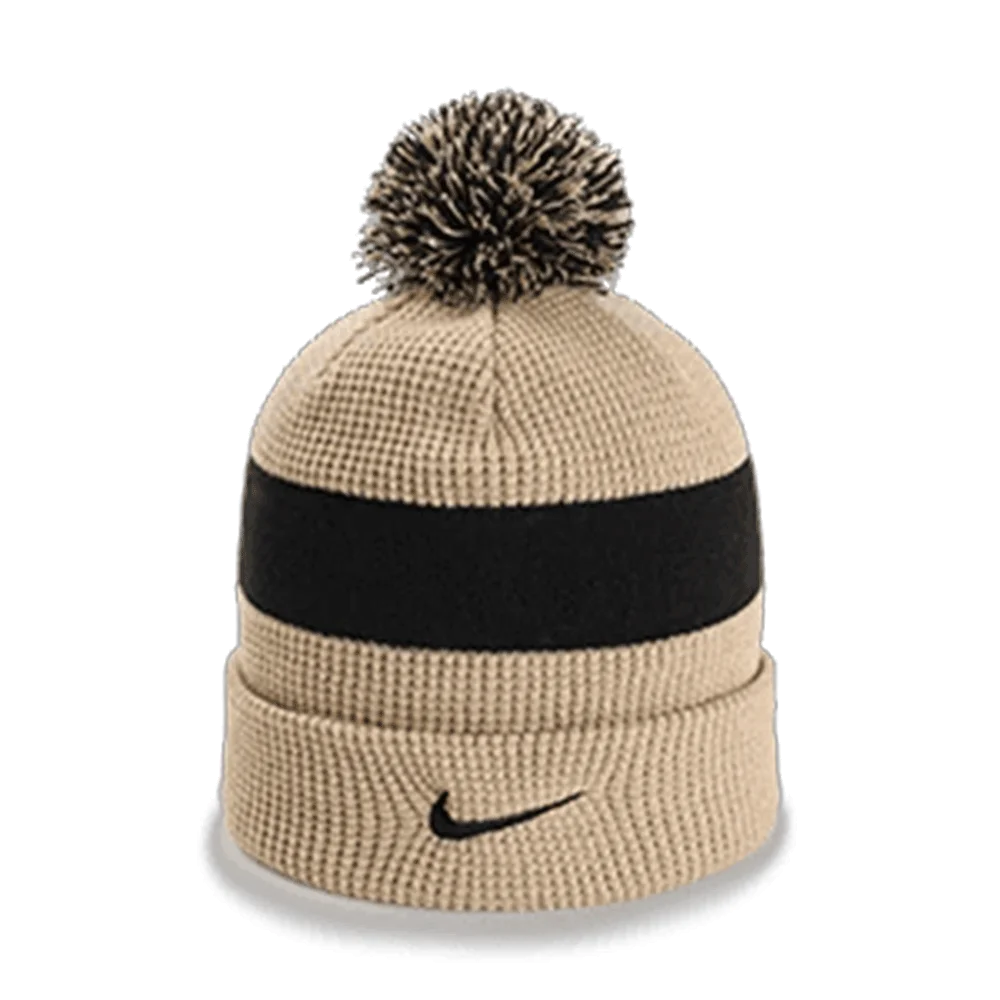 Nike Team Beanie Pom Sl (Dh2412) Blank Brown color front view