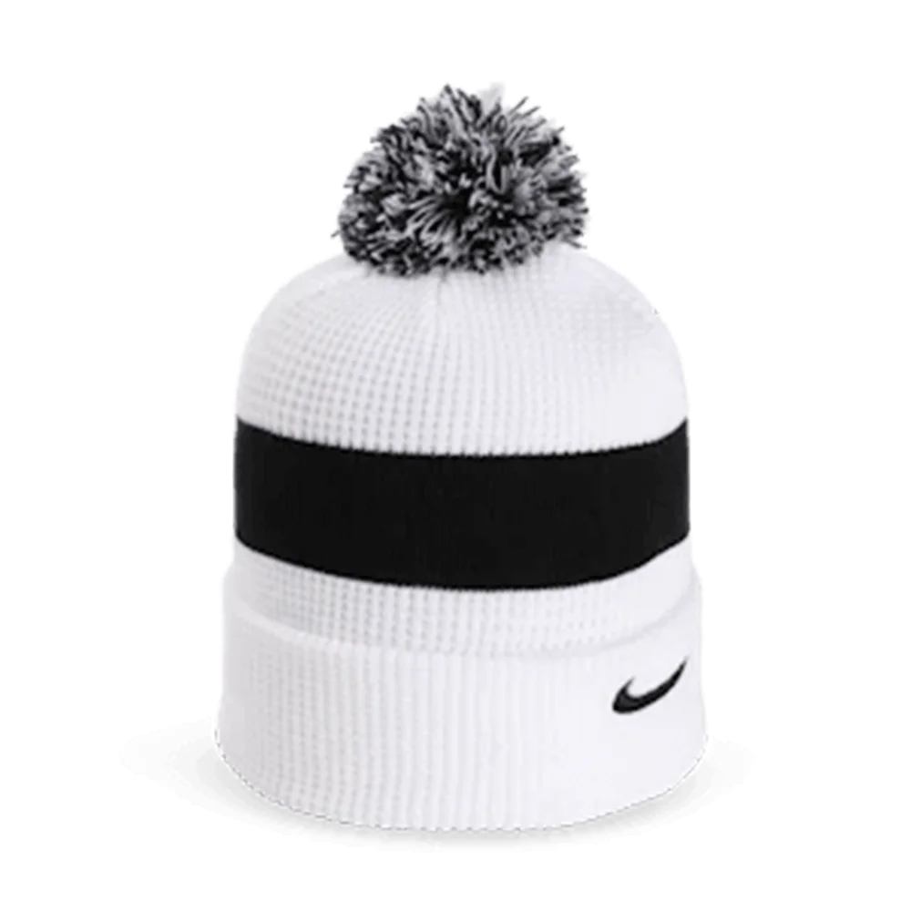 Nike Team Beanie Pom Sl (Dh2412) Blank. White color front view