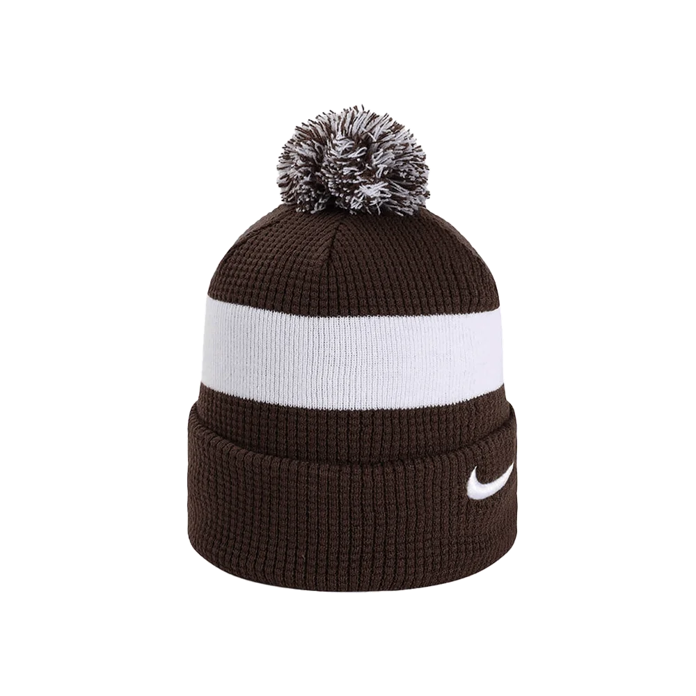 Nike Team Beanie Pom Sl (Dh2412) Blank Brown color front view