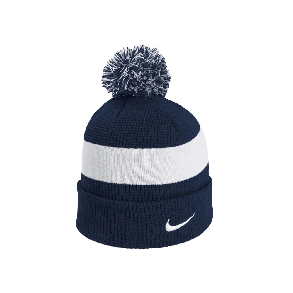 Nike Team Beanie Pom Sl (Dh2412) Blank Navy color front view