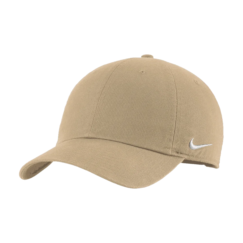 Nike Team Club Cap U (102699) Blank. Brown color 3Quarter front view