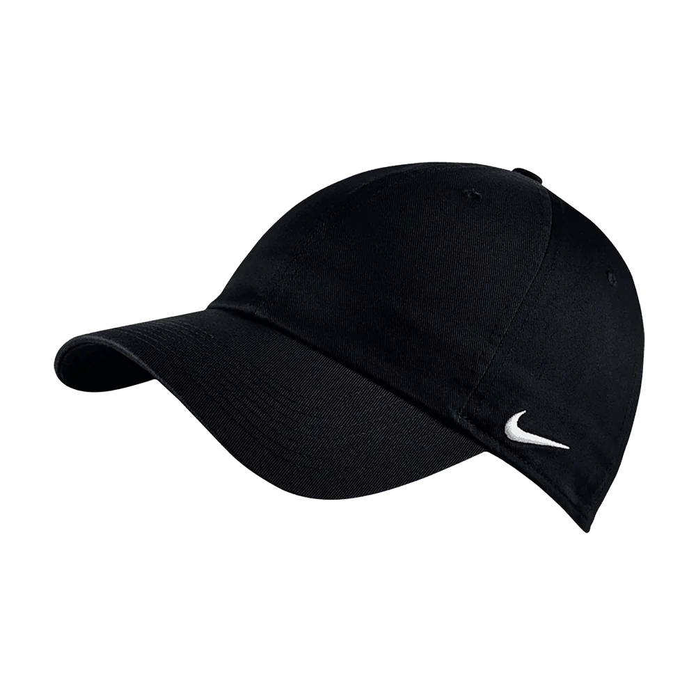 Nike Team Club Cap U (102699) Blank Black color 3Quarter front view