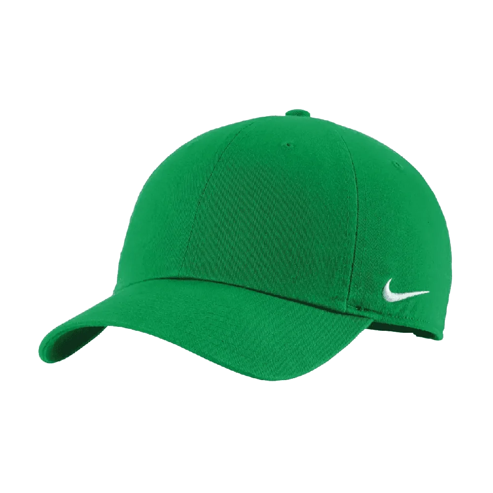 Nike Team Club Cap U (102699) Blank Green color 3Quarter front view