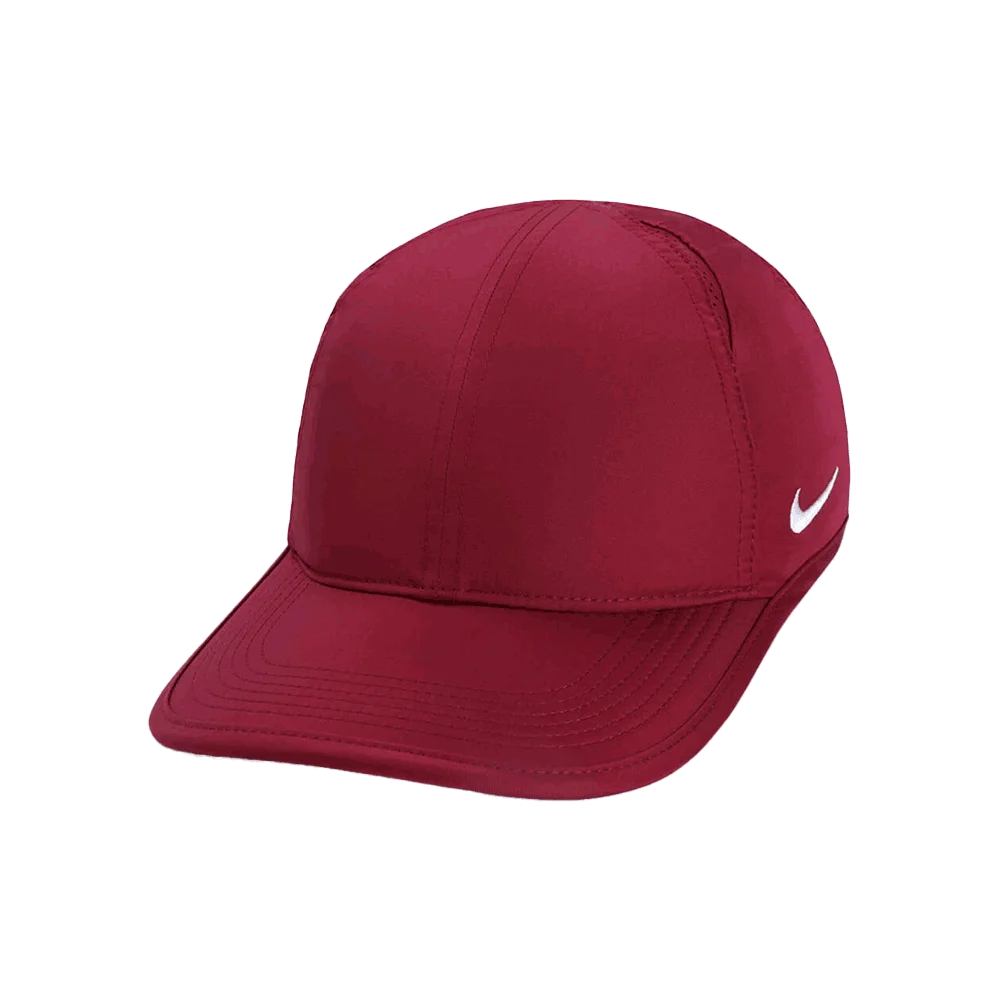 Nike Team Featherlight U (CJ7082) Blank Maroon color 3Quarter front view