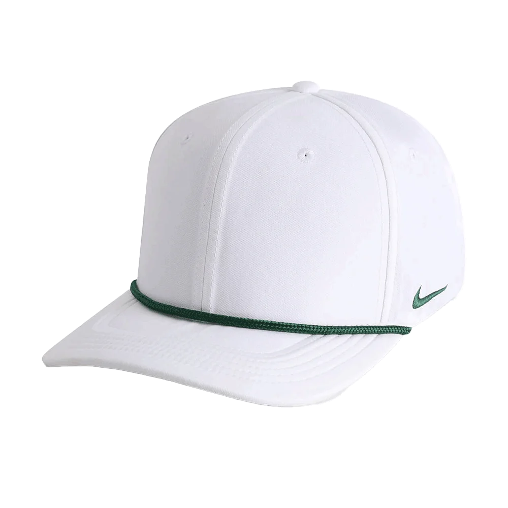 Nike Team Rise Rope Cap (RC20031A) Blank White/Green Color  3Quarter front  view