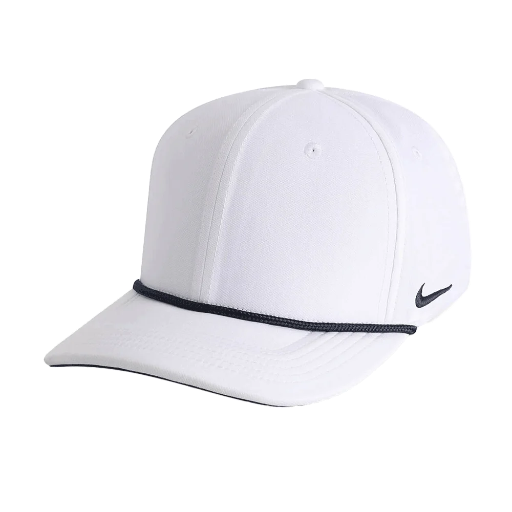 Nike Team Rise Rope Cap (RC20031A) Blank White/Navy Color  3Quarter front  view