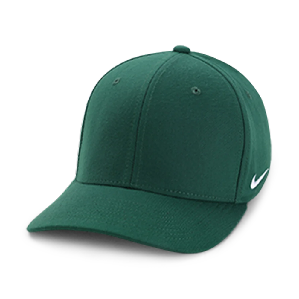 Nike Team Rise Swoosh Flex (867308) Blank Green Color 3Quarter front view