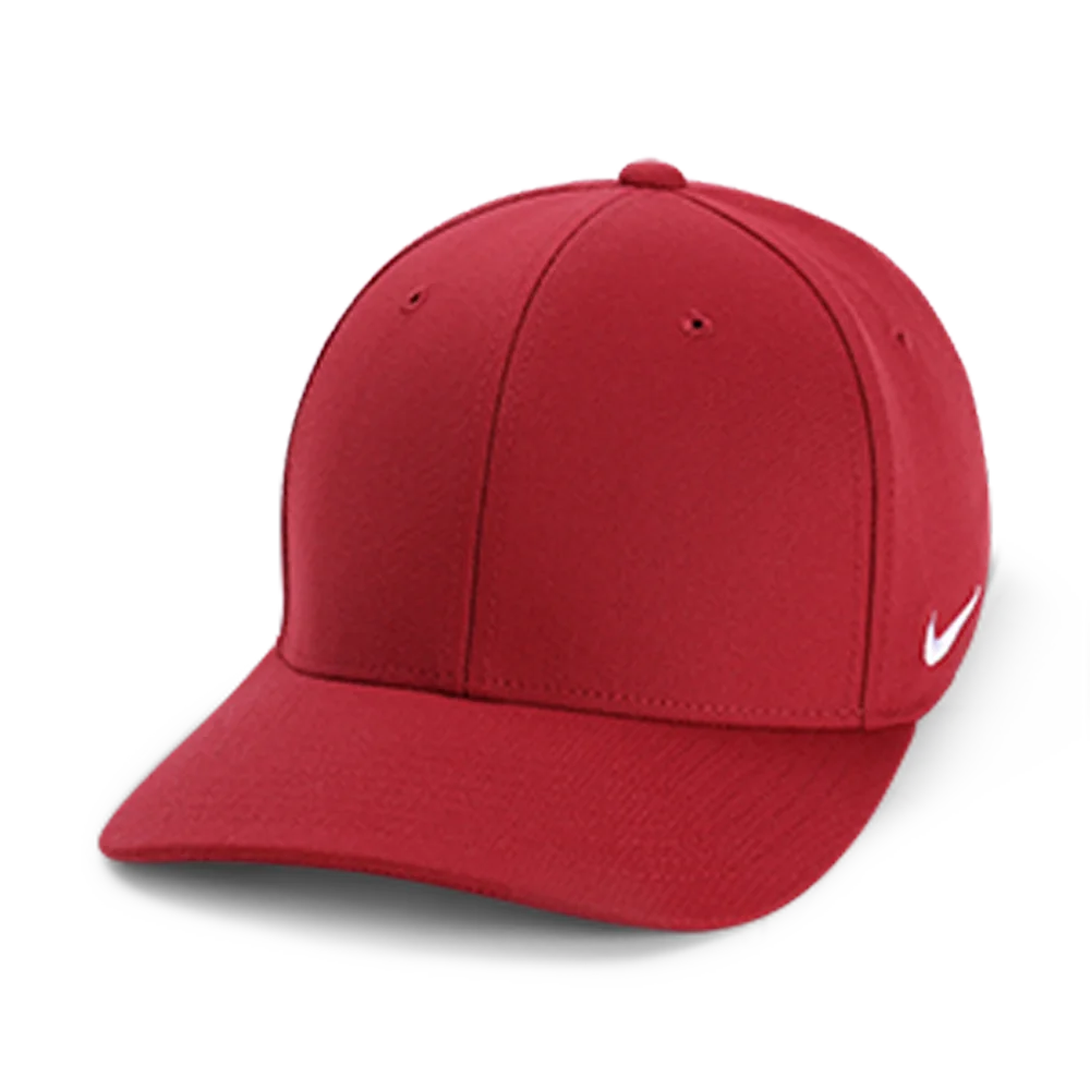 Nike Team Rise Swoosh Flex (867308) Blank Maroon Color 3Quarter front view