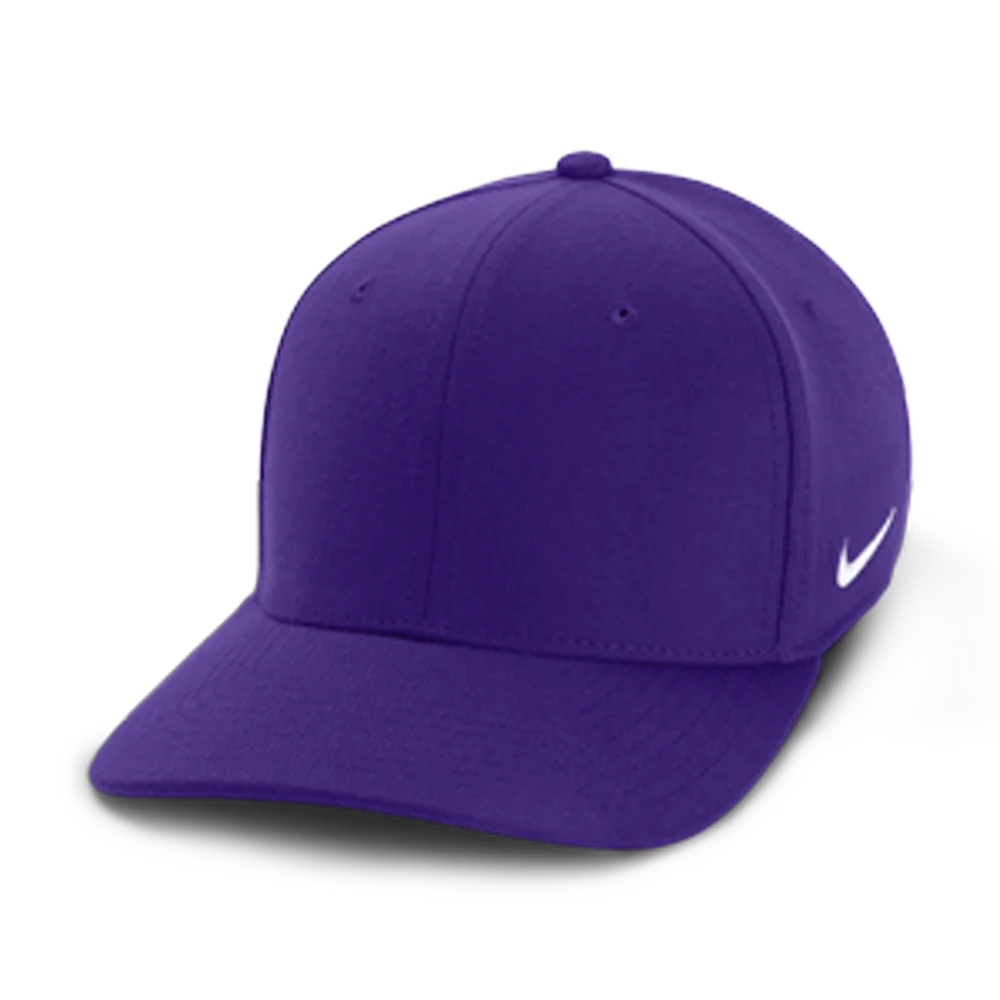 Nike Team Rise Swoosh Flex (867308) Blank Purple Color 3Quarter front view