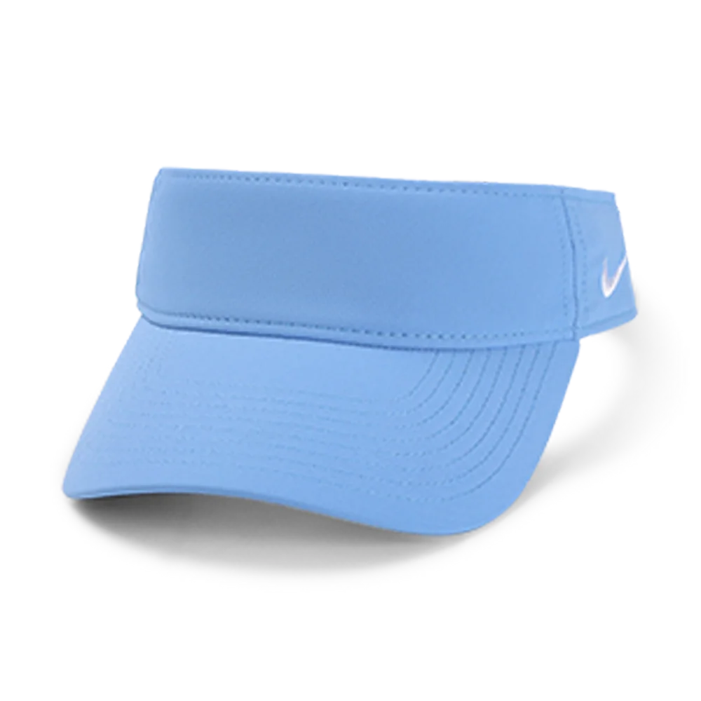Nike Team U Dry Visor (DC4217) Blank. Blue Color 3Quarter front view