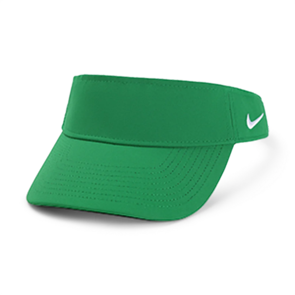 Nike Team U Dry Visor (DC4217) Blank. Green Color 3Quarter front view
