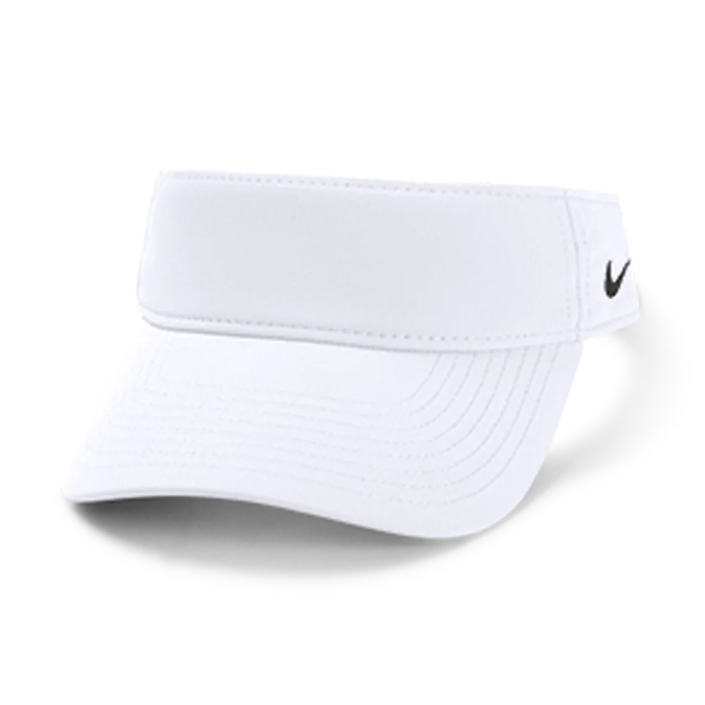 Nike Team U Dry Visor (DC4217) Blank White Color 3Quarter front view