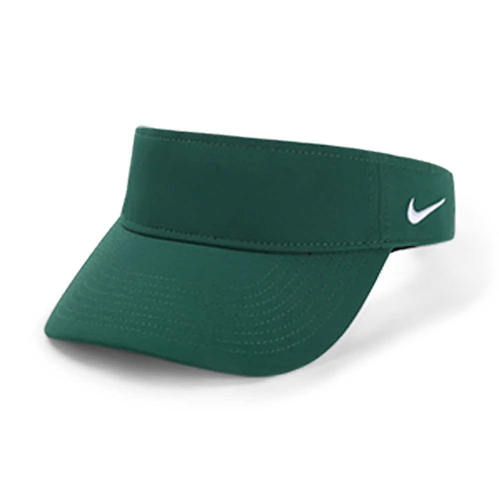 Nike Team U Dry Visor (DC4217) Blank Green Color 3Quarter front view