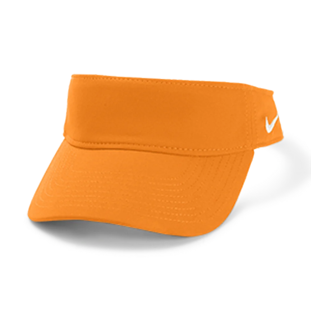 Nike Team U Dry Visor (DC4217) Blank Orange Color 3Quarter front view