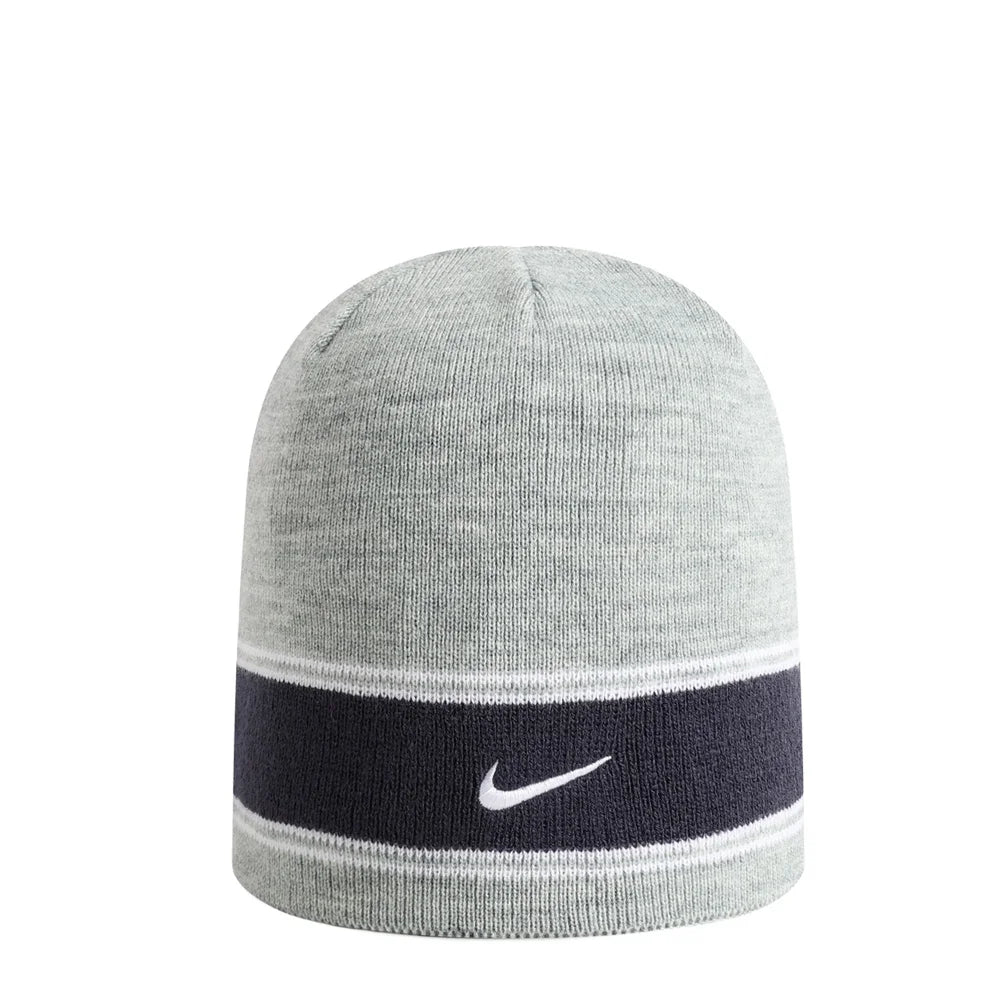 Nike Team Uncuffed Striped Beanie (IZ2584) Navy Color