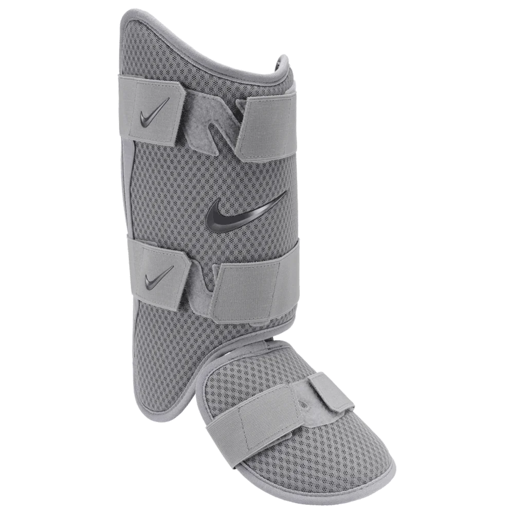 Nike Unisex Diamond Batters Leg Guard RHH Gray color.