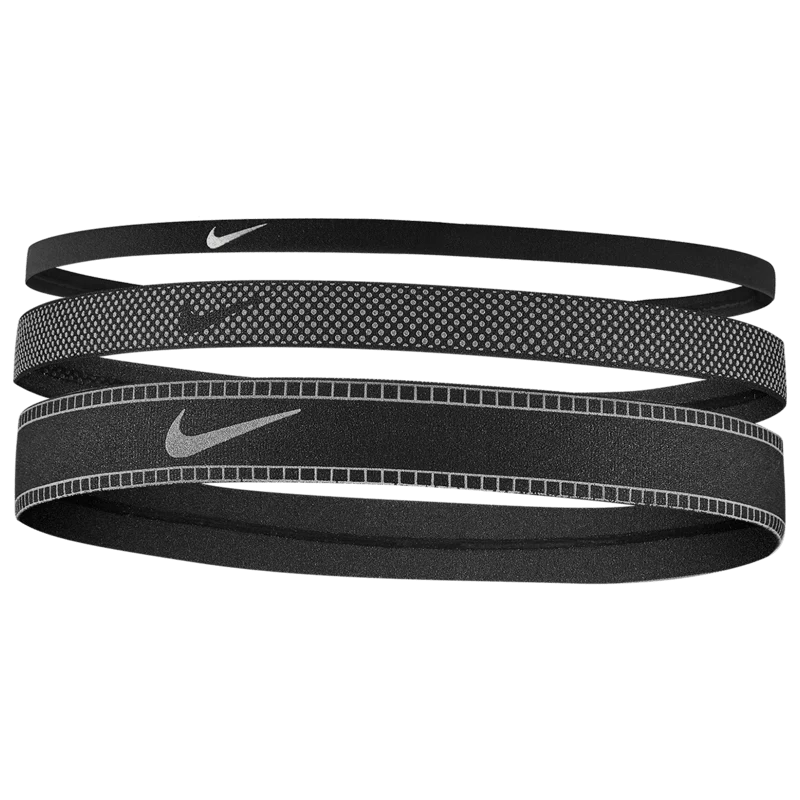 Nike Unisex Mixed Width Headbands 3 PK Reflective